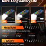 2023 Nuovo IPSXP 5000 Lumens Luci Bicicletta LEDCapacita 5200 mAh Oltre 14 Ore di AutonomiaIPX6 ImpermeabileAnteriore e Posteriore Ricaricabili USBFunzione Power Bank5 Modalita di Luce 0 1 2023 Nuovo IPSXP 5000 Lumens Luci Bicicletta LED,Capacità 5200 mAh & Oltre 14 Ore di Autonomia,IPX6 Impermeabile,Anteriore e Posteriore Ricaricabili USB,Funzione Power Bank,5 Modalità di Luce