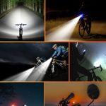 2023 Nuovo IPSXP 5000 Lumens Luci Bicicletta LEDCapacita 5200 mAh Oltre 14 Ore di AutonomiaIPX6 ImpermeabileAnteriore e Posteriore Ricaricabili USBFunzione Power Bank5 Modalita di Luce 0 5 2023 Nuovo IPSXP 5000 Lumens Luci Bicicletta LED,Capacità 5200 mAh & Oltre 14 Ore di Autonomia,IPX6 Impermeabile,Anteriore e Posteriore Ricaricabili USB,Funzione Power Bank,5 Modalità di Luce