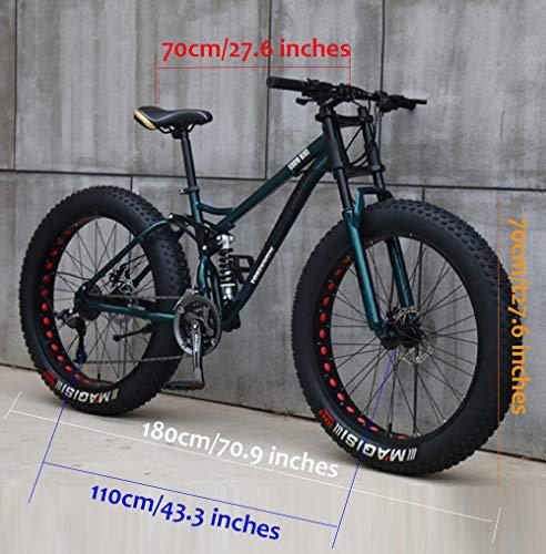 26 pollici mountain bike fat wheel 21 velocita bicicletta telaio in ferro doppia sospensione completa con freno a disco arancione 0 0 Prodotti