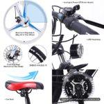 AKEZ Bicicletta elettrica da 26 pollici e da uomo 36V batteria al litio rimovibile bicicletta elettrica da corsa e bike per ciclismo allaperto blu 0 5 AKEZ Bicicletta elettrica da 26 pollici e da uomo 36V batteria al litio rimovibile, bicicletta elettrica da corsa, e-bike per ciclismo all'aperto (blu)
