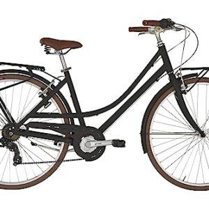 ALPINA City bike FREETIME da donna, 28", cambio a 7V e telaio in alluminio 46 cm Nero