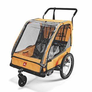 Allen Sports ES2 O Rimorchio per bicicletta per 2 bambini multifunzione per ciclismo e passeggiate 0 Allen Sports ES2-O - Rimorchio per bicicletta per 2 bambini, multifunzione, per ciclismo e passeggiate