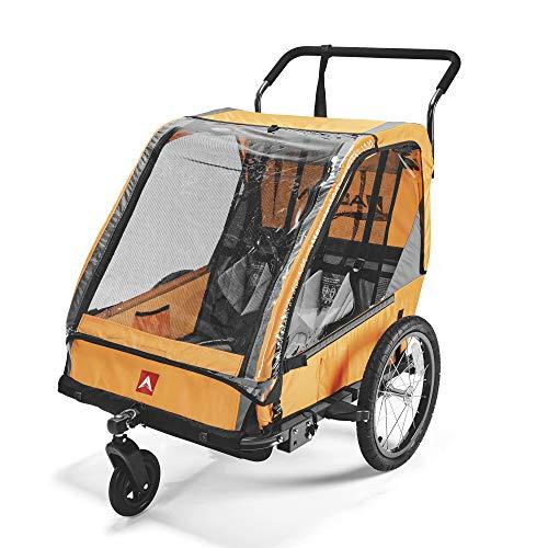 Allen Sports ES2 O Rimorchio per bicicletta per 2 bambini multifunzione per ciclismo e passeggiate 0 Allen Sports ES2-O - Rimorchio per bicicletta per 2 bambini, multifunzione, per ciclismo e passeggiate