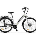 Argento E Bike Omega Motore 250W Freni a Disco Batteria 374Wh Fino a 70km Schermo LCD Cambio Shimano 7 Rapporti Bianco 0 Argento E-Bike Omega, Motore 250W, Freni a Disco, Batteria 374Wh, Fino a 70km, Schermo LCD, Cambio Shimano 7 Rapporti, Bianco