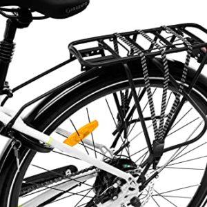 Argento E-Bike Omega, Motore 250W, Freni a Disco, Batteria 374Wh, Fino a 70km, Schermo LCD, Cambio Shimano 7 Rapporti, Bianco - immagine 5