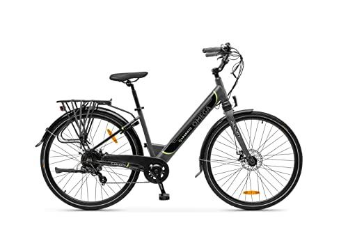 Argento E Bike Omega Motore 250W Freni a Disco Batteria 374Wh Fino a 70km Schermo LCD Cambio Shimano 7 Rapporti Nero 0 Argento E-Bike Omega, Motore 250W, Freni a Disco, Batteria 374Wh, Fino a 70km, Schermo LCD, Cambio Shimano 7 Rapporti, Nero