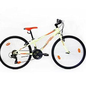 BIKE SPORT LIVE ACTIVE Bikesport Rocky 24" Bicicletta per Bambini Mountainbike, Shimano 18 cambios (Blue Matt)