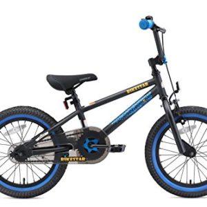 BIKESTAR Bicicletta bambini 4-5 anni da 16 pollici Bici per bambino et bambina BMX con freno a retropedale et freno a mano Nero & Blu 11 BIKESTAR Bicicletta bambini 4-5 anni da 16 pollici Bici per bambino et bambina BMX con freno a retropedale et freno a mano Nero & Blu - immagine 4