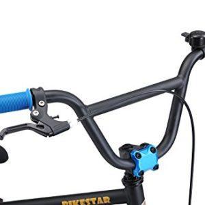 BIKESTAR Bicicletta bambini 4-5 anni da 16 pollici Bici per bambino et bambina BMX con freno a retropedale et freno a mano Nero & Blu 15 BIKESTAR Bicicletta bambini 4-5 anni da 16 pollici Bici per bambino et bambina BMX con freno a retropedale et freno a mano Nero & Blu - immagine 8