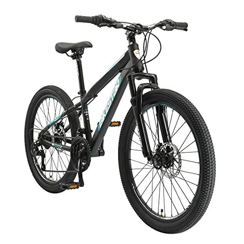 BIKESTAR MTB Mountain Bike 24 Alluminio per Bambini 8 12 Anni Bicicletta Telaio 13 Pollici 21 velocita Shimano Hardtail Freni a Disco sospensioni Nero 0 BIKESTAR MTB Mountain Bike 24" Alluminio per Bambini 8-12 Anni | Bicicletta Telaio 13 Pollici 21 velocità Shimano, Hardtail, Freni a Disco, sospensioni | Nero