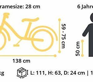 BIKESTAR MTB Mountain Bike Alluminio per Bambini 6-9 Anni | Bicicletta 20 Pollici 7 velocità Shimano, Hardtail, Freni a Disco, sospensioni | Blu Verde - immagine 7