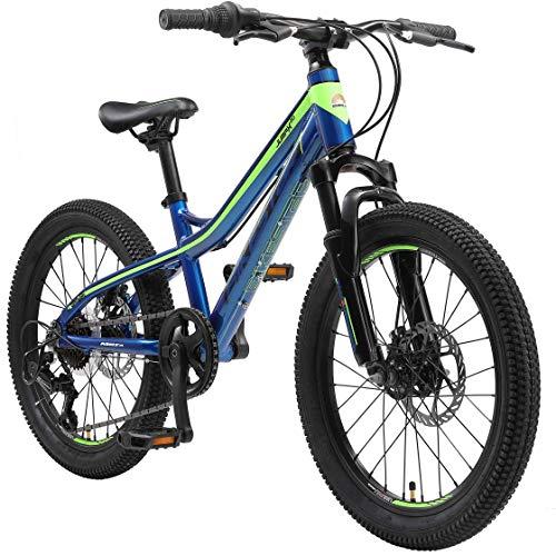 BIKESTAR MTB Mountain Bike Alluminio per Bambini 6 9 Anni Bicicletta 20 Pollici 7 velocita Shimano Hardtail Freni a Disco sospensioni Blu Verde 0 Prodotti