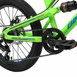 BIKESTAR MTB Mountain Bike Sospensione Completa Alluminio per Bambini 6 Anni | Bicicletta 20 Pollici 7 velocità Shimano, Freni a Disco | Verde 9 BIKESTAR MTB Mountain Bike Sospensione Completa Alluminio per Bambini 6 Anni | Bicicletta 20 Pollici 7 velocità Shimano, Freni a Disco | Verde - immagine 4