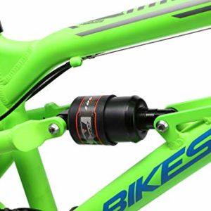 BIKESTAR MTB Mountain Bike Sospensione Completa Alluminio per Bambini 6 Anni | Bicicletta 20 Pollici 7 velocità Shimano, Freni a Disco | Verde 10 BIKESTAR MTB Mountain Bike Sospensione Completa Alluminio per Bambini 6 Anni | Bicicletta 20 Pollici 7 velocità Shimano, Freni a Disco | Verde - immagine 5