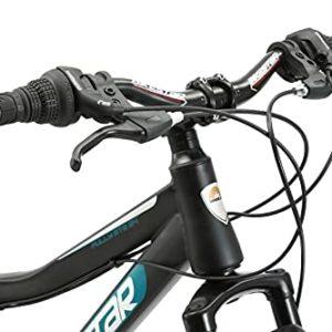 BIKESTAR MTB Mountain bike sospensione completa per bambini 8 anni | Bicicletta 24 pollici 21 velocità Shimano, freni a disco | Nero - immagine 8