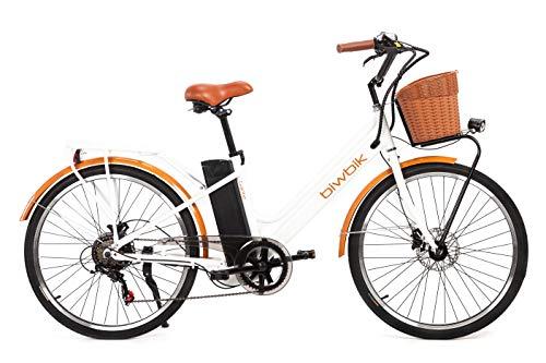BIWBIK bicicletta elettrica mod GANTE con batteria agli ioni di litio 36 V 12 Ah Gante white HD 0 BIWBIK, bicicletta elettrica, mod. GANTE, con batteria agli ioni di litio, 36 V, 12 Ah, Gante white HD