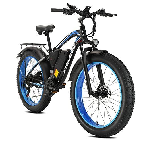 Bicicletta Elettrica 26 Bicicletta Elettrica Uomo con 40 Pneumatici Grassi Batteria al Litio 48V840Wh Freni a Disco Idraulici Motore Potente 85Nm Shimano 21 Velocita Verde 0 Prodotti