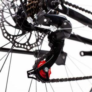 Bicystar BicystarMTB, Mountain Bike Unisex Adulto, Nero/Rosso, 26" - immagine 5