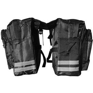 Borsa per Bicicletta, Borse Bici Posteriore, Borsa Portapacchi Bici, Borsa Bici Doppia, Borsa Bicicletta Impermeabile, per Porta Pacchi Della Bici, Bicicletta Ciclismo MTB Bici Corsa Outdoor, Nero 10 Borsa per Bicicletta, Borse Bici Posteriore, Borsa Portapacchi Bici, Borsa Bici Doppia, Borsa Bicicletta Impermeabile, per Porta Pacchi Della Bici, Bicicletta Ciclismo MTB Bici Corsa Outdoor, Nero - immagine 3