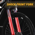 COLORWAY Bici Elettrica per Adulti, 26'' Mountain Bike, Bicicletta Elettrica Commute E-bike con Batteria rimovibile 36V 15Ah, Display LCD, Doppio Freno a Disco ebike, Bianco Arancio 20 COLORWAY Bici Elettrica per Adulti 26 Mountain Bike Bicicletta Elettrica Commute E bike con Batteria rimovibile 36V 15Ah Display LCD Doppio Freno a Disco ebike Bianco Arancio 0 3 COLORWAY Bici Elettrica per Adulti, 26'' Mountain Bike, Bicicletta Elettrica Commute E-bike con Batteria rimovibile 36V 15Ah, Display LCD, Doppio Freno a Disco ebike, Bianco Arancio