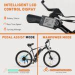 COLORWAY Bici Elettrica per Adulti, 26'' Mountain Bike, Bicicletta Elettrica Commute E-bike con Batteria rimovibile 36V 15Ah, Display LCD, Doppio Freno a Disco ebike, Bianco Arancio 22 COLORWAY Bici Elettrica per Adulti 26 Mountain Bike Bicicletta Elettrica Commute E bike con Batteria rimovibile 36V 15Ah Display LCD Doppio Freno a Disco ebike Bianco Arancio 0 5 COLORWAY Bici Elettrica per Adulti, 26'' Mountain Bike, Bicicletta Elettrica Commute E-bike con Batteria rimovibile 36V 15Ah, Display LCD, Doppio Freno a Disco ebike, Bianco Arancio