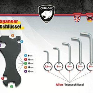 Chillaxx Bike Escape Premium Mountain Bike in bicicletta da 24 e 26 pollici, per ragazze, ragazzi, uomini e donne, cambio a 21 marce (24 pollici, freno a V bianco rosa) - immagine 7