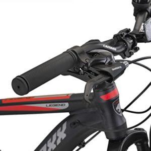 Chillaxx Bike Legend Alluminio 24,26,27,5,29 pollici,Shimano Mountain Bike MTB Bicicletta per ragazzi ragazze uomini e donne 21 marce,cambio bici da uomo e donna 27,5 pollici, freno a disco nero-rosso - immagine 5