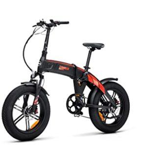 DUCATI Scrambler E-Bike SCR-E GT, Foldable, Ruote Fat 20" x4, Freni Idraulici, Autonomia Fino a 90 km, Full Sospensione, Motore 250W, Batteria Integrata 614W, Du-bi-220003 - immagine 5