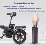 DYU Bicicletta Elettrica Pieghevole14 pollici Smart Bici Elettrica Pedalata Assistita con LCD DisplayPortatile Compatta E bike con Chiave WirelessBatteria RimovibileUnisex Adulto Nero A5 0 3 DYU Bicicletta Elettrica Pieghevole,14 pollici Smart Bici Elettrica Pedalata Assistita con LCD Display,Portatile Compatta E-bike con Chiave Wireless,Batteria Rimovibile,Unisex Adulto (Nero, A5)