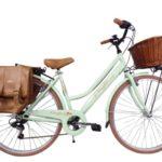 Daytona Bicicletta da donna bici da citta city bike da passeggio 28 con cambio vintage retro cesto vimini borse laterali verde46 cm 0 Daytona Bicicletta da donna bici da città city bike da passeggio 28'' con cambio vintage retro' cesto vimini borse laterali (verde),46 cm