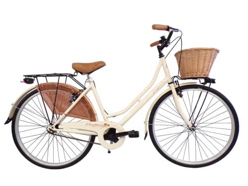 Daytona bicicletta donna da citta bici da passeggio classica stile retro vintage olanda 26 colore panna cesto vimini 0 Daytona bicicletta donna da città bici da passeggio classica stile retro' vintage olanda 26 colore panna cesto vimini