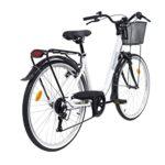 Denver Discovery City Bicicletta Donna Con campanello e cestino sul davanti Bianco White Dimensioni della ruota 26 Pollici 0 1 Denver Discovery City Bicicletta Donna, Con campanello e cestino sul davanti, Bianco (White), Dimensioni della ruota 26 Pollici