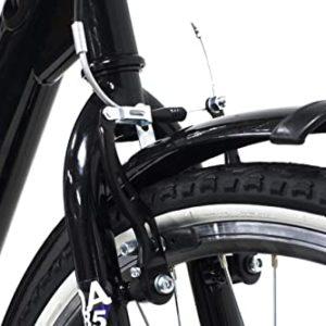 Denver Discovery E-bike E-4000 Bicicletta a pedalata assistita, City Bike con Ruote da 26" Cambio Shimano 6 velocità, Donna, Nero 13 Denver Discovery E-bike E-4000 Bicicletta a pedalata assistita, City Bike con Ruote da 26" Cambio Shimano 6 velocità, Donna, Nero - immagine 6