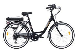 Denver Discovery E bike E 4000 Bicicletta a pedalata assistita City Bike con Ruote da 26 Cambio Shimano 6 velocita Donna Nero 0 Denver Discovery E-bike E-4000 Bicicletta a pedalata assistita, City Bike con Ruote da 26" Cambio Shimano 6 velocità, Donna, Nero