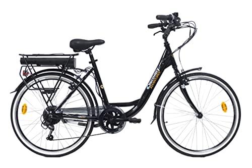 Denver Discovery E bike E 4000 Bicicletta a pedalata assistita City Bike con Ruote da 26 Cambio Shimano 6 velocita Donna Nero 0 Prodotti