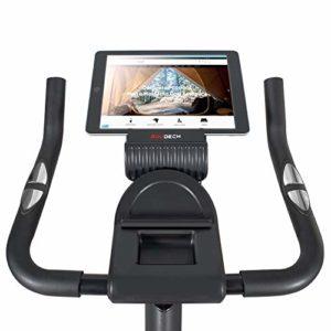 EDGE 1600 - Cyclette da corsa professionale con volano da 16 kg a resistenza magnetica, display LCD,monitoraggio supporto tablet Cyclette fitness Whirling bike Professional Running bike (EDGE 1600) - immagine 3
