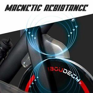 EDGE 1600 - Cyclette da corsa professionale con volano da 16 kg a resistenza magnetica, display LCD,monitoraggio supporto tablet Cyclette fitness Whirling bike Professional Running bike (EDGE 1600) - immagine 5