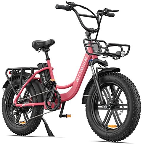 ENGWE L20 Bicicletta Elettrica Adulto 20 40 Fat Tire Bici Elettrica per Donna 7 velocita Batteria Rimovibile 48V 13Ah Autonomia bis zu 40 120 km E Bike Rosa 0 ENGWE L20 Bicicletta Elettrica Adulto, 20'' ×4.0'' Fat Tire Bici Elettrica per Donna, 7 velocità, Batteria Rimovibile 48V 13Ah Autonomia bis zu 40-120 km E-Bike, Rosa