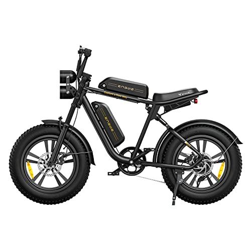 ENGWE M20 Bici Elettrica Uomo 75 KM75 KM Autonomia Sistema a Doppia Batteria Vicicletta con 2040 Fat Tire 48V 26AH E bike Off roade Cambio Shimano 7 Velocita e Sospensione Completa Nero 0 Prodotti