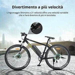 Eleglide Bici Elettrica M1 Plus, Bicicletta Elettrica 27,5", Mountain Bike Elettrica, mtb elettrica Batteria Rimovibile 12,5 Ah, 21 Velocità, bicicletta elettrica pedalata assistita - immagine 4