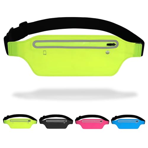 FLUO Marsupio Corsa Uomo e Donna Porta Cellulare Cintura Running Riflettente per Sport Fitness e Bicicletta 0 FLUO Marsupio Corsa Uomo e Donna - Porta Cellulare - Cintura Running Riflettente per Sport, Fitness e Bicicletta