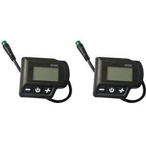 Felliserty 2 X 24 48 V KD58C LCD schermo bicicletta elettrica strumenti monitor e-bike speeder parti pannello per set