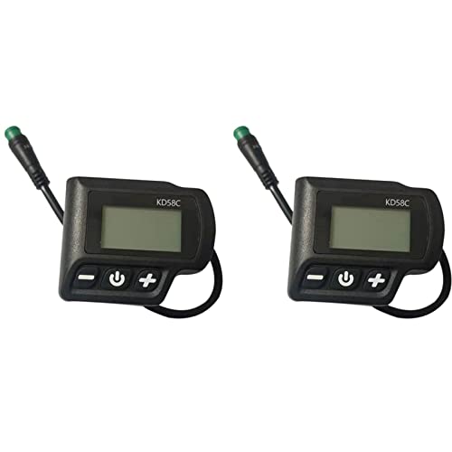 Felliserty 2 X 24 48 V KD58C LCD schermo bicicletta elettrica strumenti monitor e bike speeder parti pannello per set 0 Felliserty 2 X 24 48 V KD58C LCD schermo bicicletta elettrica strumenti monitor e-bike speeder parti pannello per set