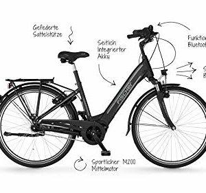 Fischer Cita 4.1i, Bicicletta elettrica per Uomo e Donna | RH Ebike con Motore Centrale 65 NM | Batteria 36 V nel Telaio E-Bike City |, Nero Opaco, Rahmenhöhe 41 cm 10 Fischer Cita 4.1i, Bicicletta elettrica per Uomo e Donna | RH Ebike con Motore Centrale 65 NM | Batteria 36 V nel Telaio E-Bike City |, Nero Opaco, Rahmenhöhe 41 cm - immagine 3
