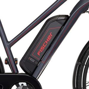 Fischer Viator 1.0, Bicicletta Elettrica Donna | RH 44cm | Ebike con Motore Posteriore 45Nm | Batteria 48V Trekking | E-Bike, Antracite Scuro Opaco, 71 cm - immagine 5