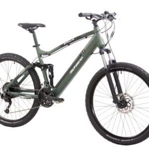 F.lli Schiano E-Fully 27.5" Mountain Bike Elettrica con Motore da 250W e Batteria al Litio rimovibile integrata nel telaio, Velocità Shimano, Display LCD, colore Dark Khaki, doppia sospensione 10 F.lli Schiano E-Fully 27.5" Mountain Bike Elettrica con Motore da 250W e Batteria al Litio rimovibile integrata nel telaio, Velocità Shimano, Display LCD, colore Dark Khaki, doppia sospensione - immagine 3