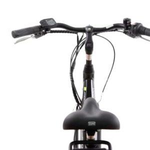 F.lli Schiano E- Moon 28'' Bicicletta Elettrica da Città, Bici Elettrica con Pedalata Assistita 250W, City E-bike Unisex Adulto, Batteria Rimovibile 36V 13Ah, SHIMANO 7 velocità, Donna Uomo, Nero - immagine 4