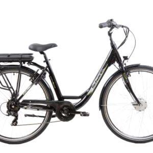 F.lli Schiano E- Moon 28'' Bicicletta Elettrica da Città, Bici Elettrica con Pedalata Assistita 250W, City E-bike Unisex Adulto, Batteria Rimovibile 36V 13Ah, SHIMANO 7 velocità, Donna Uomo, Nero - immagine 2
