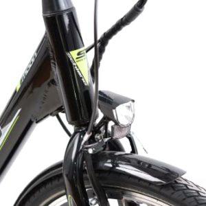 F.lli Schiano E- Moon 28'' Bicicletta Elettrica da Città, Bici Elettrica con Pedalata Assistita 250W, City E-bike Unisex Adulto, Batteria Rimovibile 36V 13Ah, SHIMANO 7 velocità, Donna Uomo, Nero - immagine 7