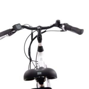 F.lli Schiano E-Moon 28" E-Bike, Bicicletta Elettrica da Città Motore 250W da Donna, con Cambio Interno Shimano Nexus 7 Marce, Batteria al Litio 36V 13Ah removibile, Colore Bianco - immagine 4